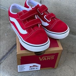 Vans old skool v red